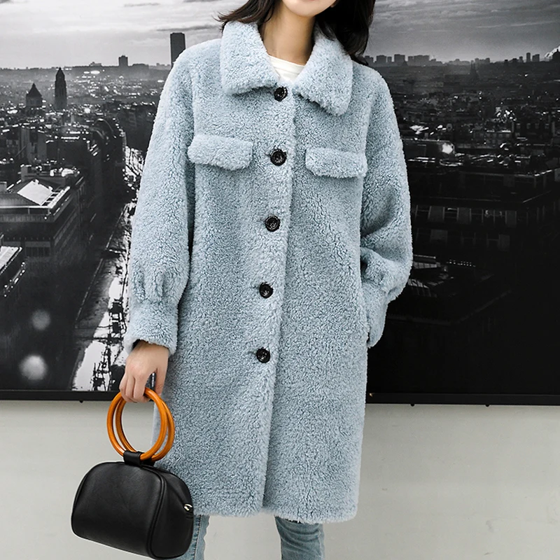 

Faux Fur Coat Fashion Furry Women Fluffy Warm Long Sleeve Female Outerwear Autumn Winter Coat Jacket Thick Plus Size Coats