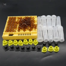 Набор инструментов для пчеловодства MUCIAKIE, вывод маток, система, культиватор, коробка 110 шт., пластиковые чашки для пчелиных клеток, набор, маточная Клеточка