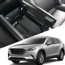 Пластиковый внутренний центральный автомобильный подлокотник, органайзер, коробка, держатель для Mazda CX-9 CX9, аксессуары для стайлинга автомобилей