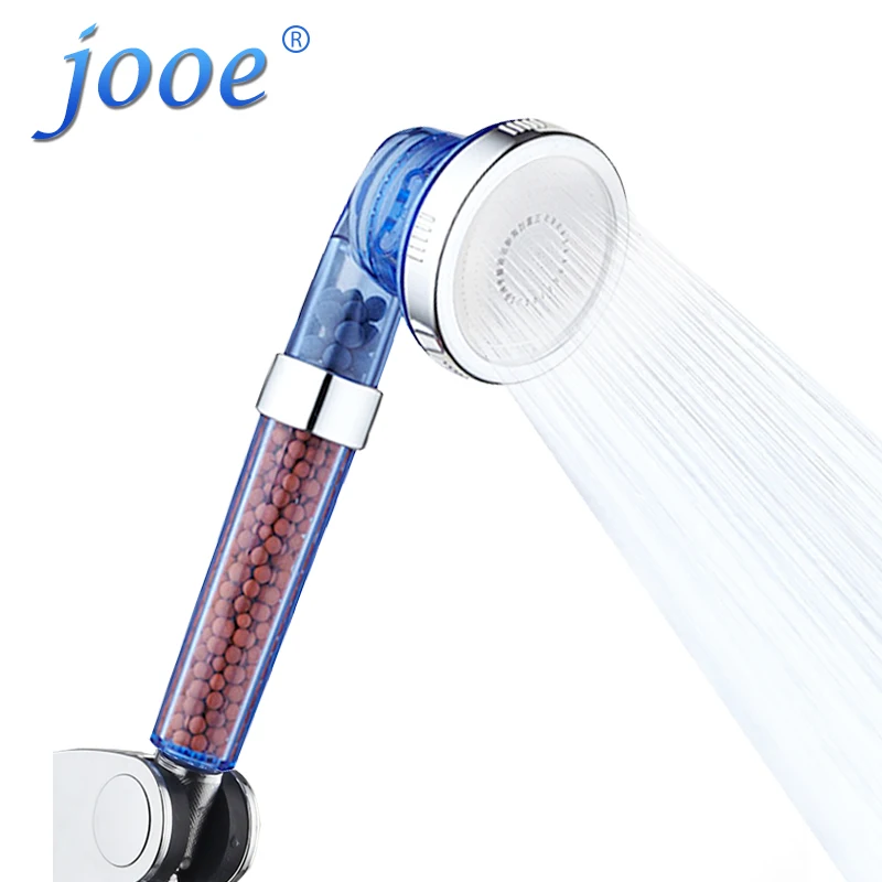 jooe Water Saving SPA Shower Heads handheld, Round adjustable 3