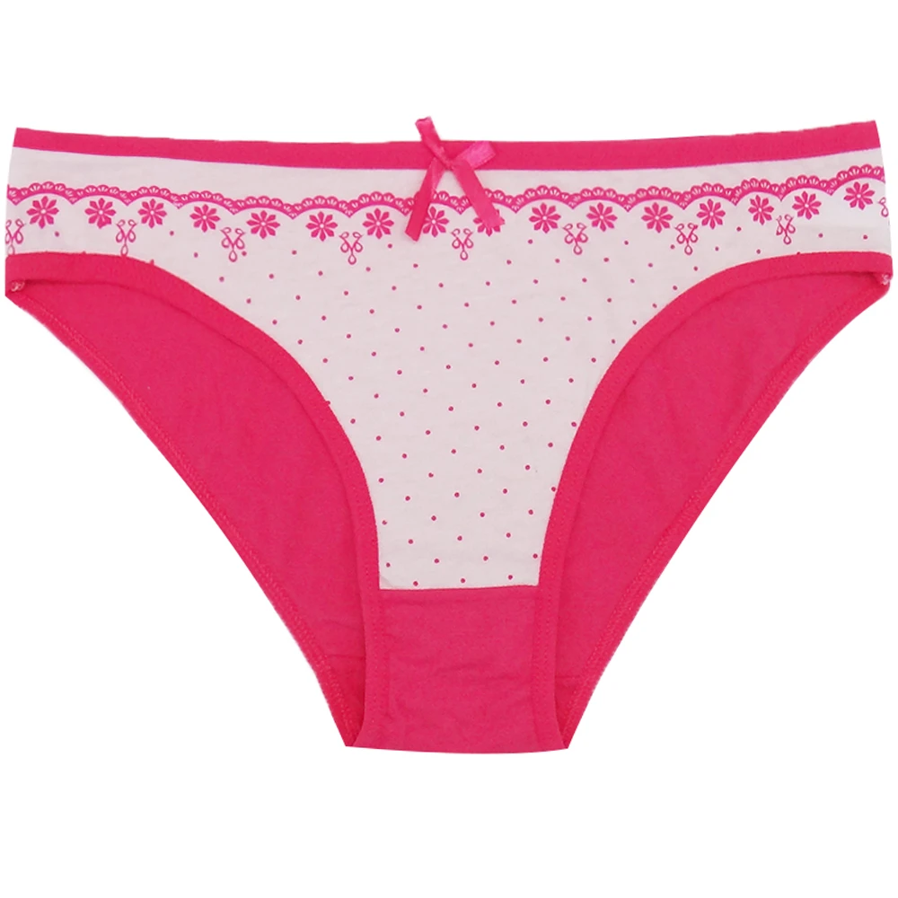 Buy New Women's Cotton Panties Dot Print Girl Briefs Ms. Cotton Flower