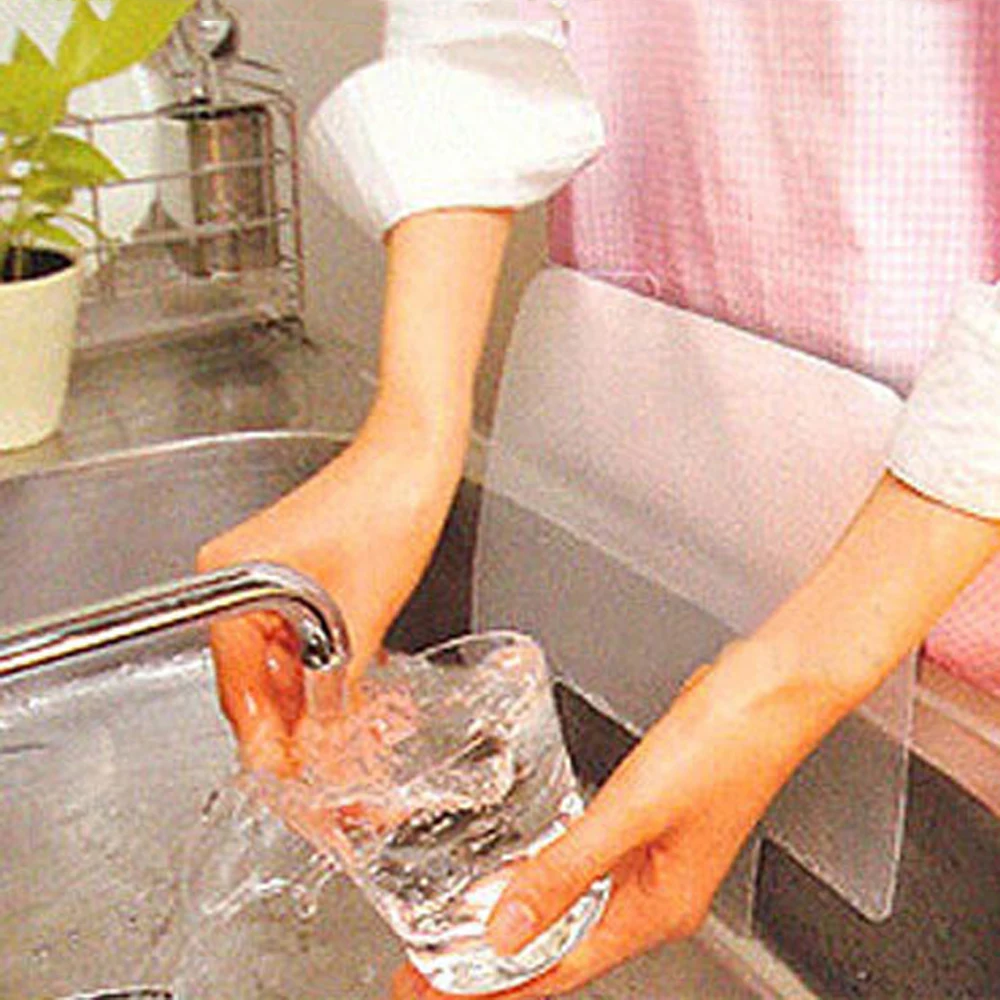 Kitchen Wash Water Splash Guards Basin Sucker Plastic Dish Washing