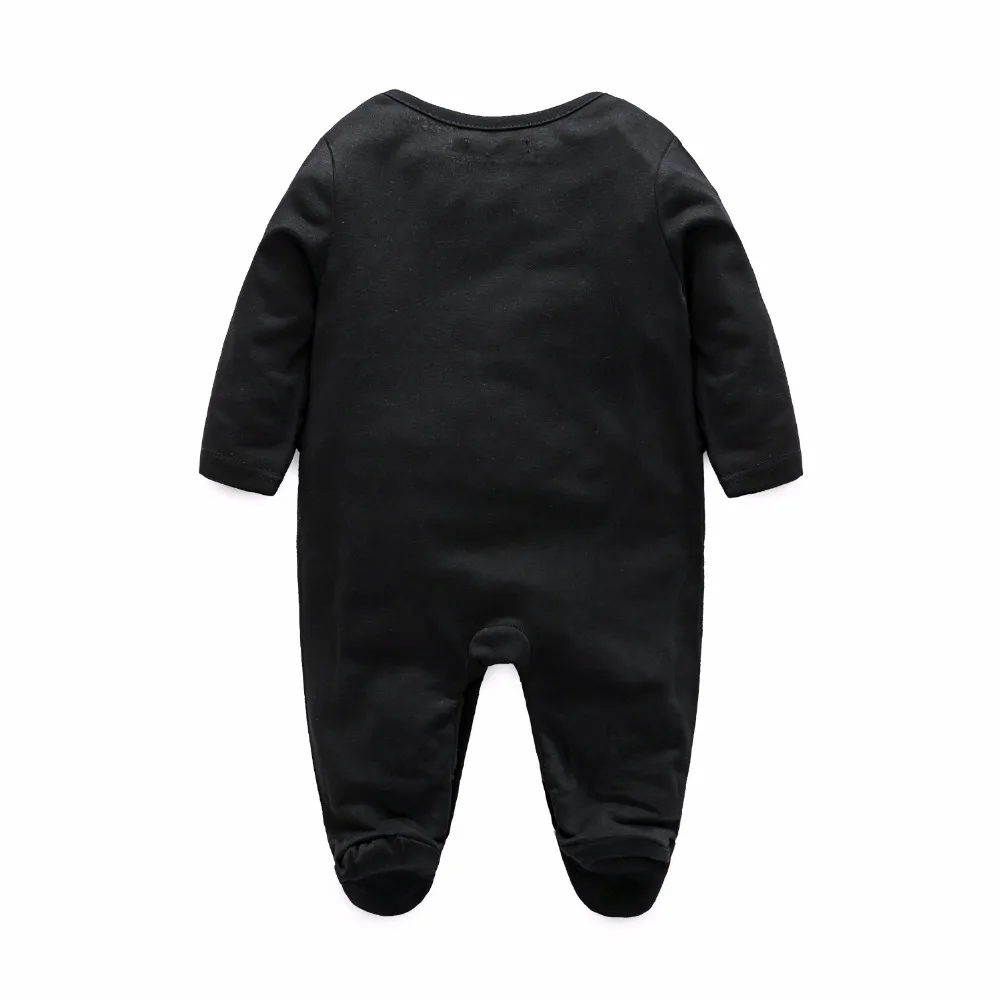 Goedkoop Kimocat Pasgeboren Baby Toevallige Romper Gentleman bruiloft Lange Mouw Klim Kleding Sets Baby Kleding voor Jongens