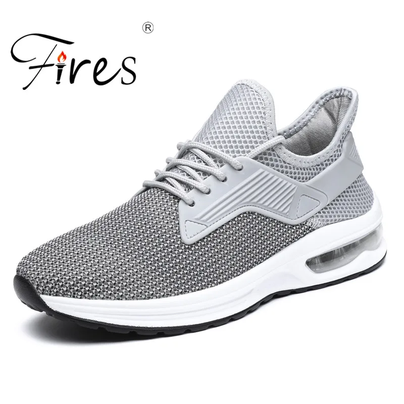 Женская обувь для бега; универсальная Студенческая спортивная обувь; плотные дышащие кроссовки; Уличная обувь для тренировок; обувь для бега - Цвет: Серый