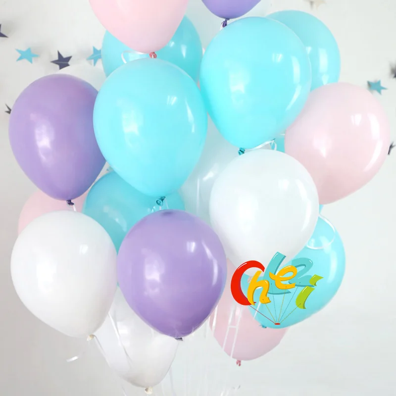 30 шт./партия, голубые прозрачные белые круглые воздушные шары, прозрачные латексные шары с гелием, поплавок для дня рождения, вечеринки, свадьбы, украшения, шары