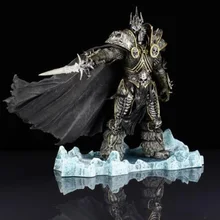 22 см игрушки DC7 WOW Fall Of The Lich King Arthas MENETHIL ПВХ Аниме Фигурка модель с базой F для детей-поклонников подарок на день рождения