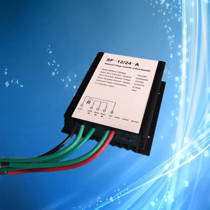 

100W/200W/300W/400W/500W 12V Waterproof Wind Turbine Charge Controller with IP Grade 67, 3 Years Warranty!