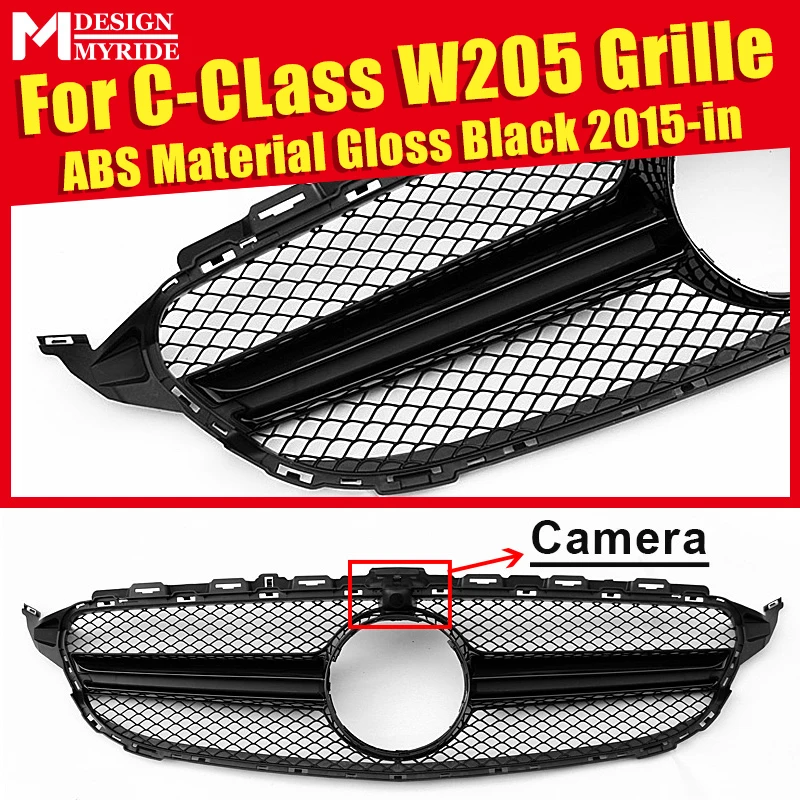 W205 решетка сетки ABS Материал черный AEAMG стиль гриль подходит для спорта C180 C200 C250 C300