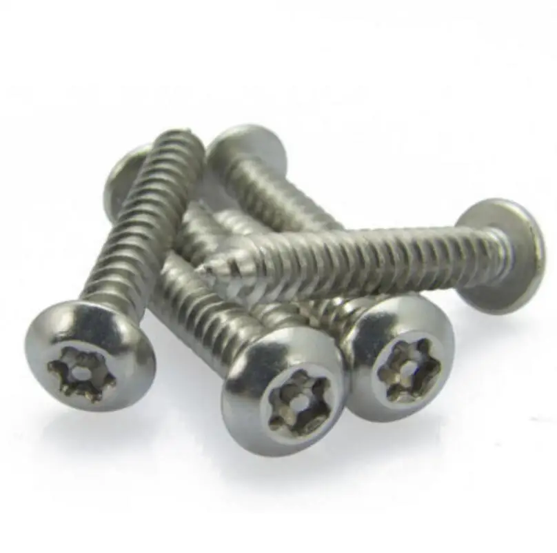 Винты M3 Torx из нержавеющей стали с круглой головкой и колтусом самонарезающие