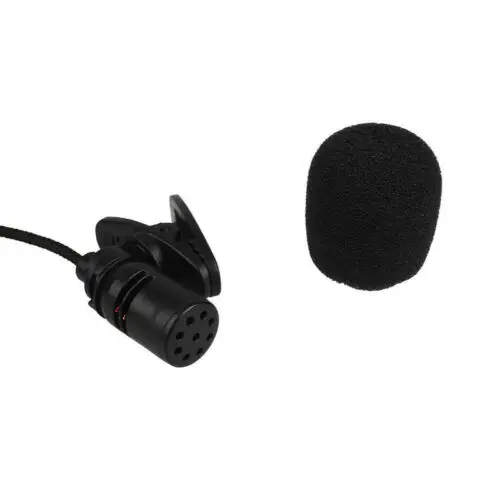 3 5 мм мини портативный микрофон конденсатор клип на лацкане Lavalier Mic проводной