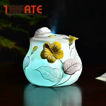 

Ceramic Humidifier Ultrasonic Humidifier Porcelain Aroma Diffuser With LED Light Essential Oil Diffuser Aromatherapy Aroma Lamp