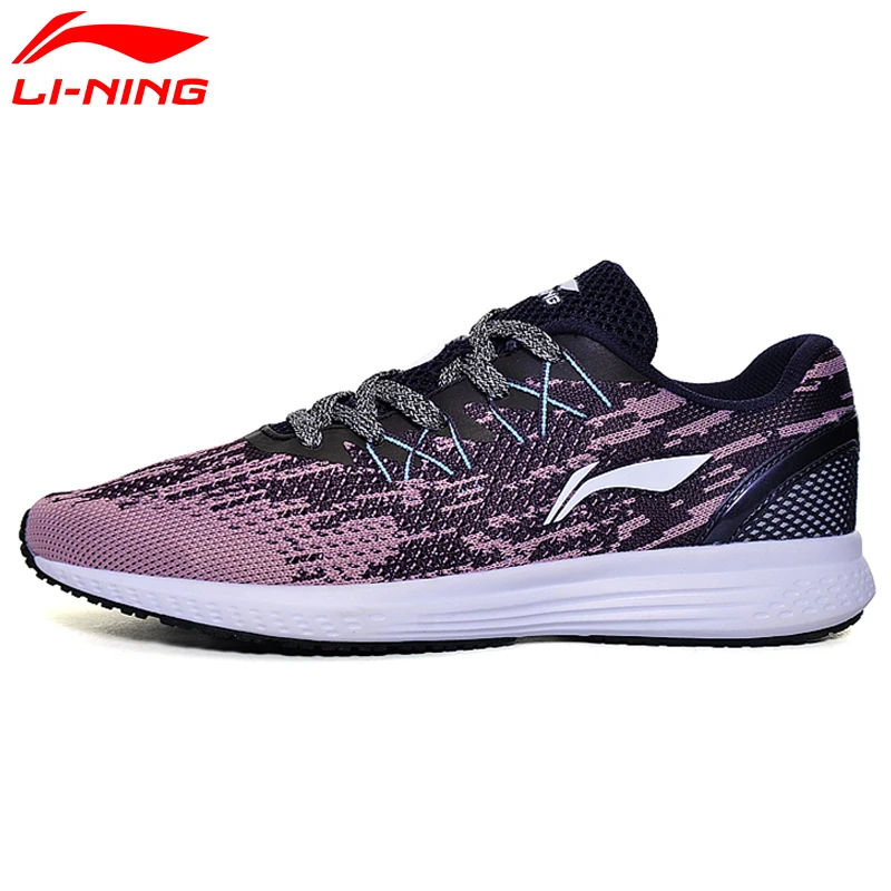 Li Ning/Женская беговая Обувь на подушке со звездой Дышащие кроссовки с текстильной