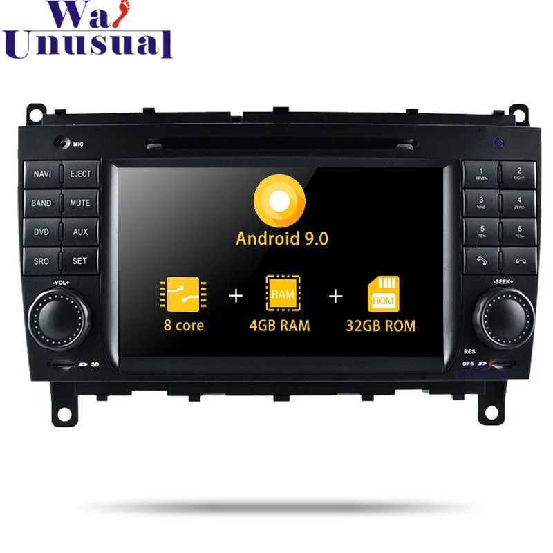 

7'' Octa Core 32G Android 9.0 Car Multimedia Player For Benz CLK W209(2006-2011)/CLS W219(2006-2008) with GPS+BT+WIFI 1024*600