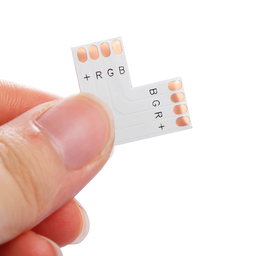 5 шт. L T X форма RGB RGBWW Светодиодная лента угловой разъем 8 мм 10 12 2pin 3Pin 4pin 5pin 6Pin один