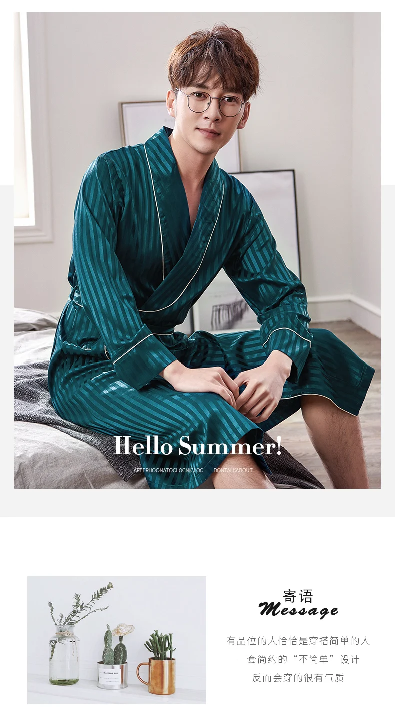 J & Q халат Badjas 2019 новые весенние кимоно для мужчин Bata Hombre пеньюар атласный шелк стильный Домашняя одежда халаты качество фирменное кимоно