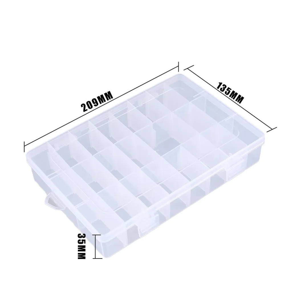 top tool chest 10-36 Compartment Slots Cells Portable Tool Box Electronic Parts Screw Beads Ring Jewelry Plastic Storage Box Container Holder tool storage cabinets