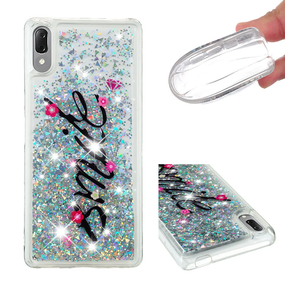 Шикарный чехол для Sony Xperia L3 L 3 мягкий силиконовый бампер L3312 L3322 L4312 L4332 блестящий