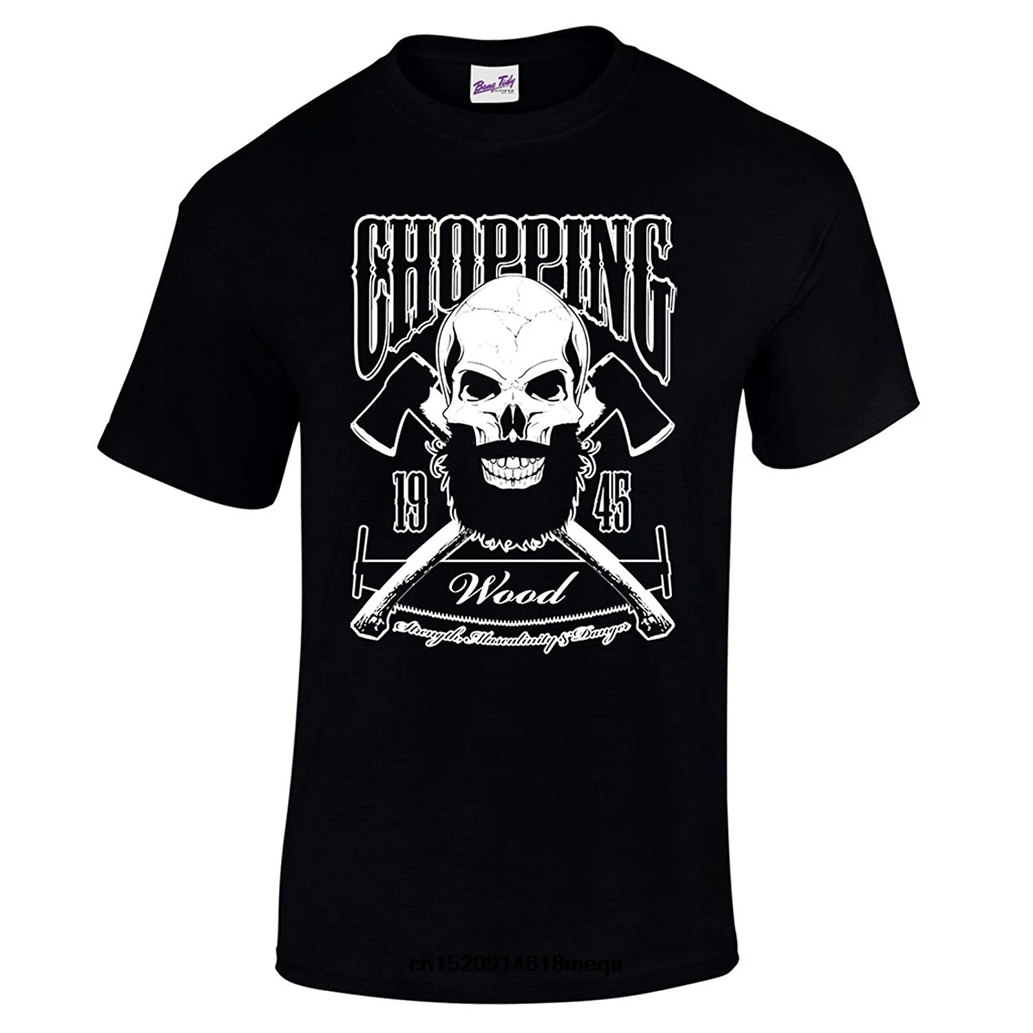 beard skull shirt