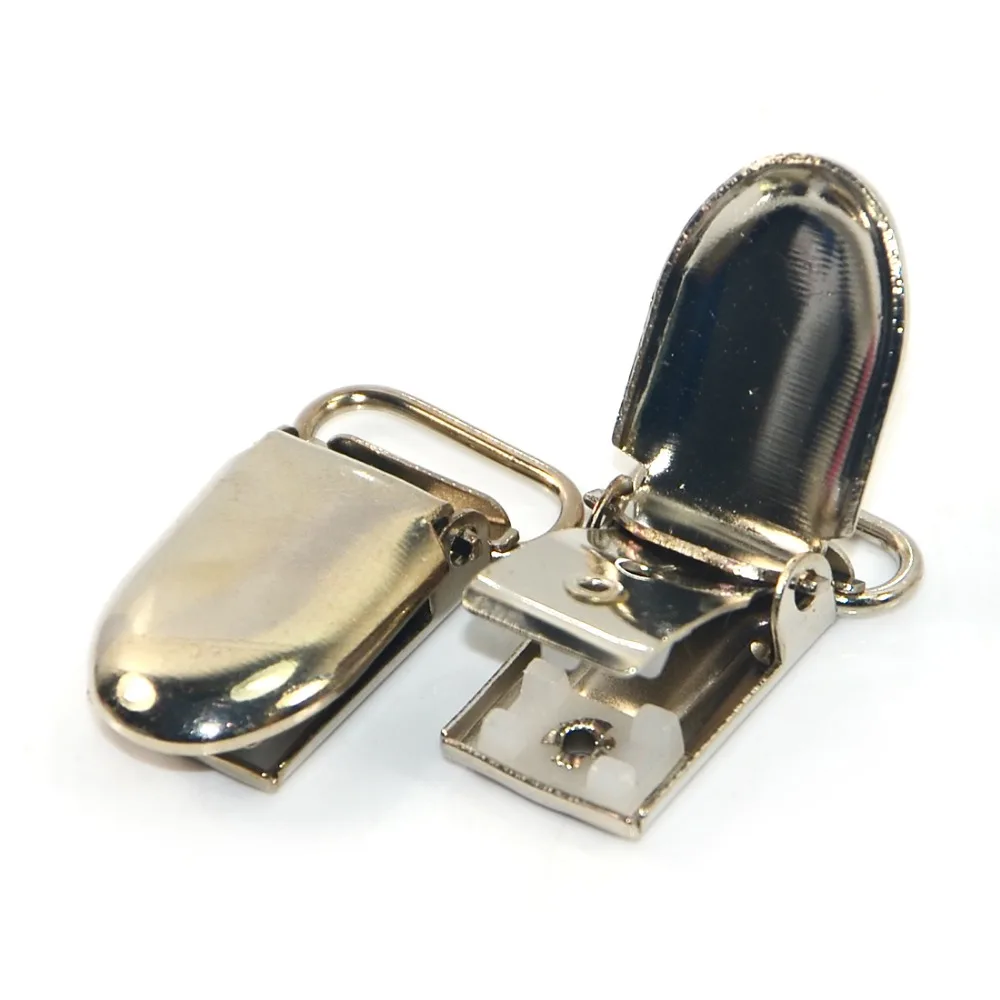 10pcs Y6 Paci Pacifier Metal Suspender Clips Ribbon Craft Hook Holder