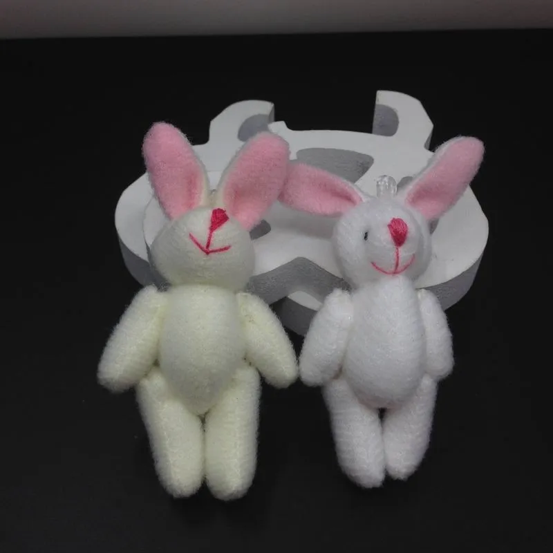 6cm plush rabbit joint bunny 11