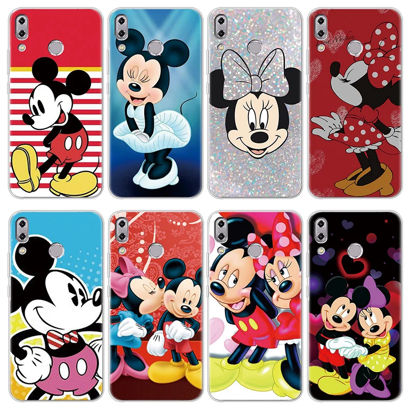 

Minnie Mickey Cases For Asus ZenFone 5z ZS620KL for Asus Zenfone 5 2018 ZE620KL Case Ultra Thin TPU Transparent Capa Cover Coque