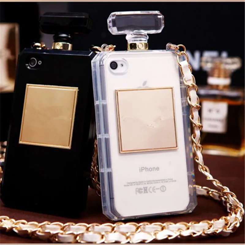 Buy Luxury Lanyards Perfume Bottle TPU Silicone Case