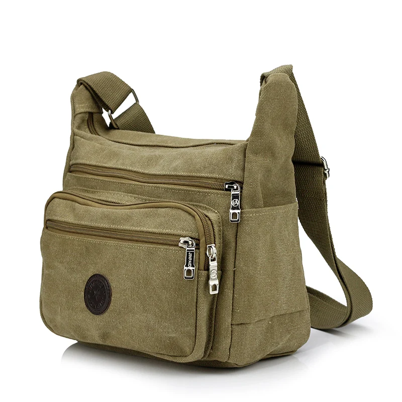

Vogue of new fund of 2017 joker canvas inclined shoulder bag lady mother packages in large capacity travel recreation bag male l