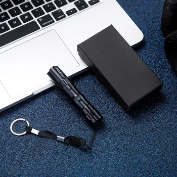 

1 Pcs Flashlight Mini LED Keychain Flashlight Outdoor Camping Torch Lamps Tools Household Waterproof Hand Light