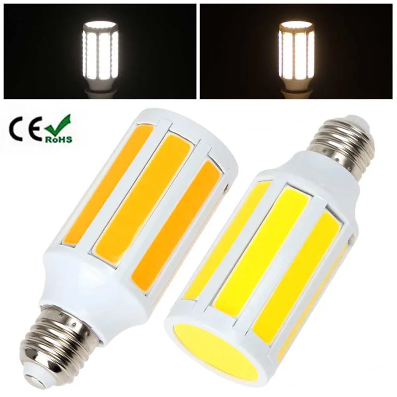 100X ультра яркие красные/зеленые/E27 E14 B22 15 Вт 10 AC 220 V Cob светодиодный кукурузы лампы