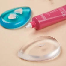 New Silicone Makeup Sponge Jelly Powder Cream Puff Waterdrop Silisponge Puff Face Foundation Blender Make up Tool Beauty 2017
