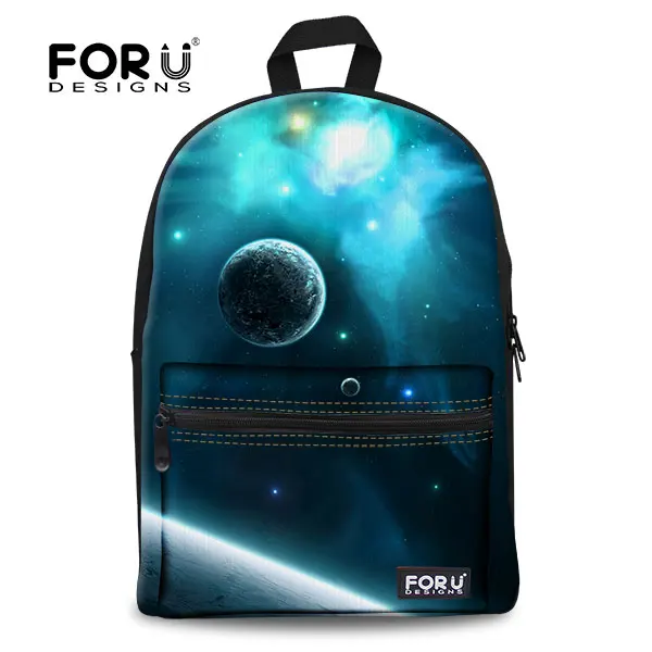 FORUDESIGNS/Galaxy Printing рюкзак для девочек-подростков, с принтами вселенной, космоса; парусиновые рюкзаки, Для женщин Рюкзак Детские ранцы - Цвет: 3F0025J