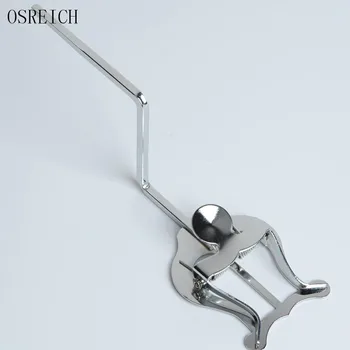 

Pure copper nickel-plated saxophone with music notation clip