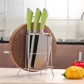 

Creative Stainless Steel Storage Rack Organizer Multi-Function Home Kitchen Cutting Board Tool Sundries Stainless Steel Shelf