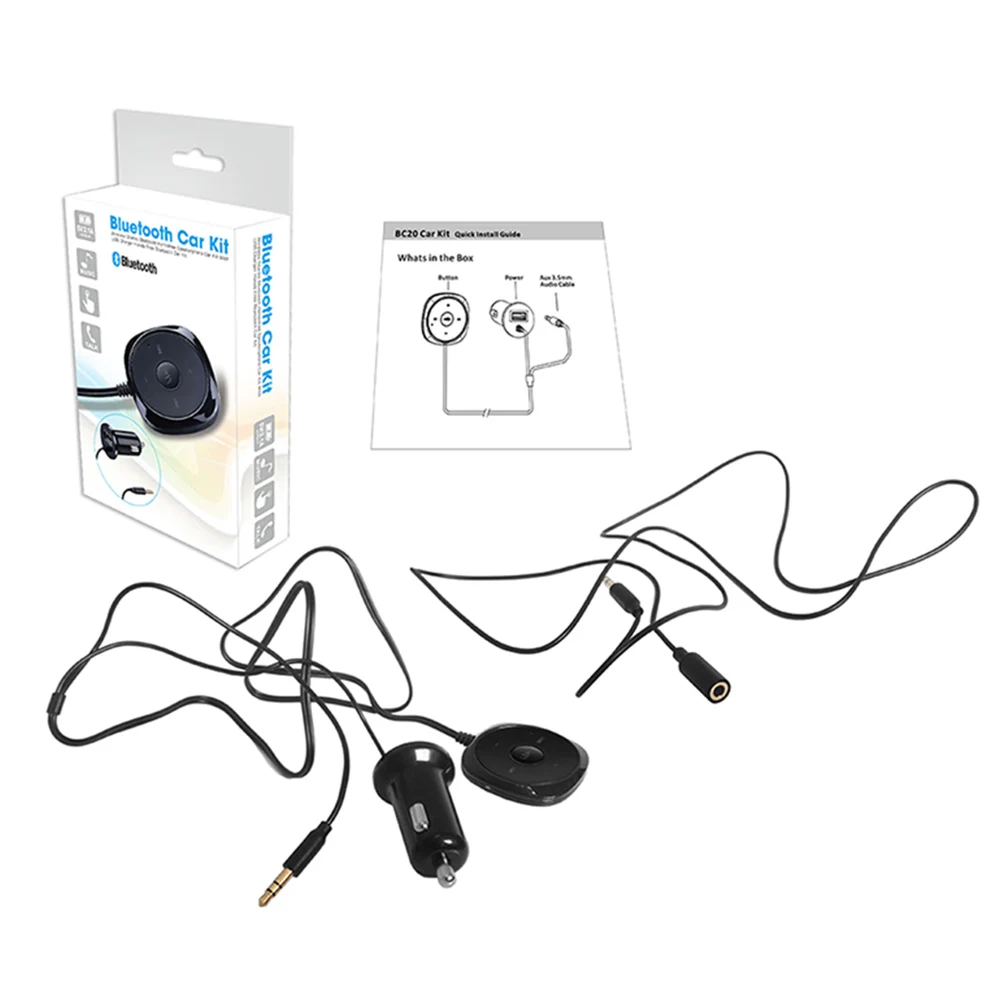 Bluetooth автомобильный громкой связи Громкая связь Bluetooth 2,1 с 5 V 2.1A USB Автомобильное зарядное устройство для iPhone мобильный смартфон
