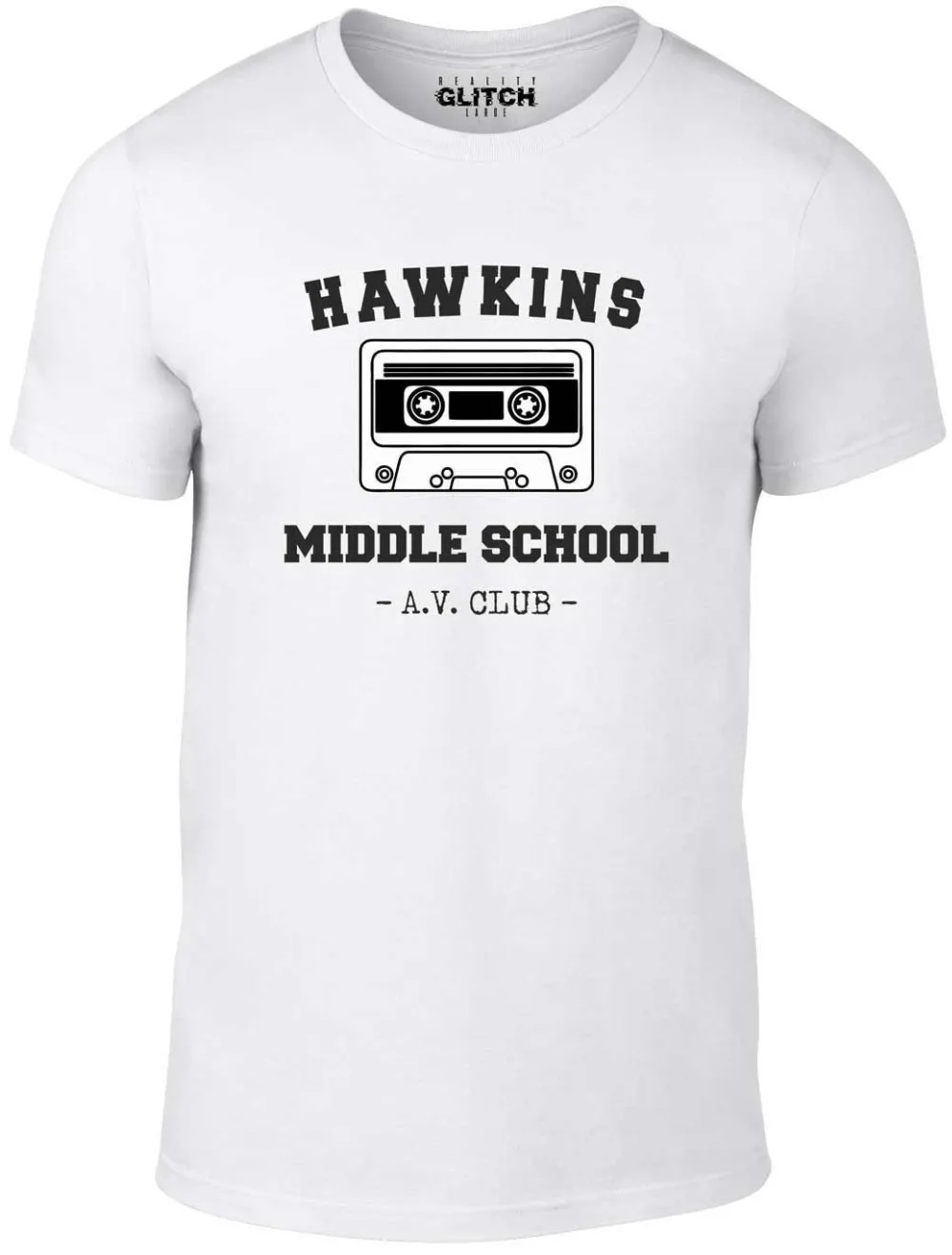 Мужская футболка Reality Glitch Hawkins Middle School Av Club модная брендовая уличная одежда 2019 |