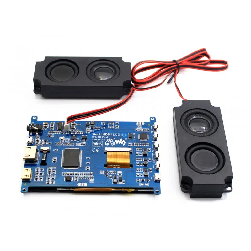 Raspberry Pi 5 дюймовый HDMI LCD 800x480 емкостный сенсорный экран ЖК дисплей поддержка BB Black