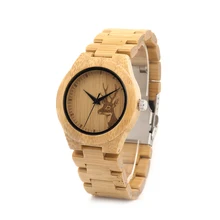 BOBO BIRD Natural Bamboo font b Wooden b font font b Watch b font Ladies with