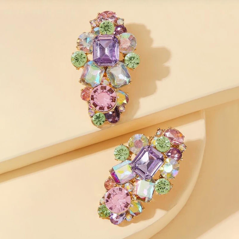 

KOMi Boho Fashion Multi-color Shell Pearl Coral Turquoises Crystal Starfish Tassel Letters Earrings For Multiple Elements B10202
