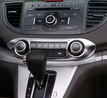 

For Honda CR-V CRV 2015 2016 ABS Chrome Air-condition Switch Around Cover Trim