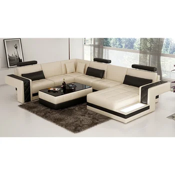

Factory corner sofa set designs living room furniture set leather corner sofa