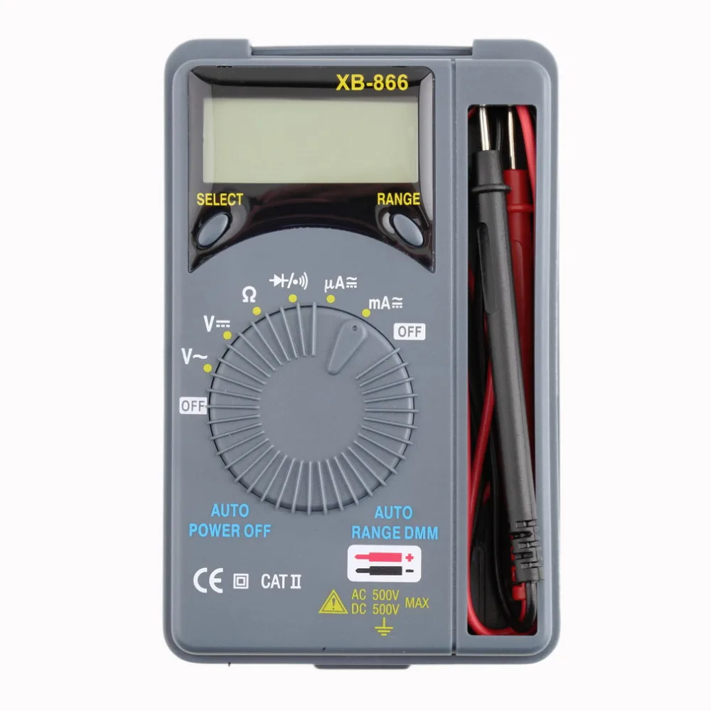 

1Pc Wholesale Mini Auto Range LCD Voltmeter Tester Tool AC/DC Pocket Digital Multimeter