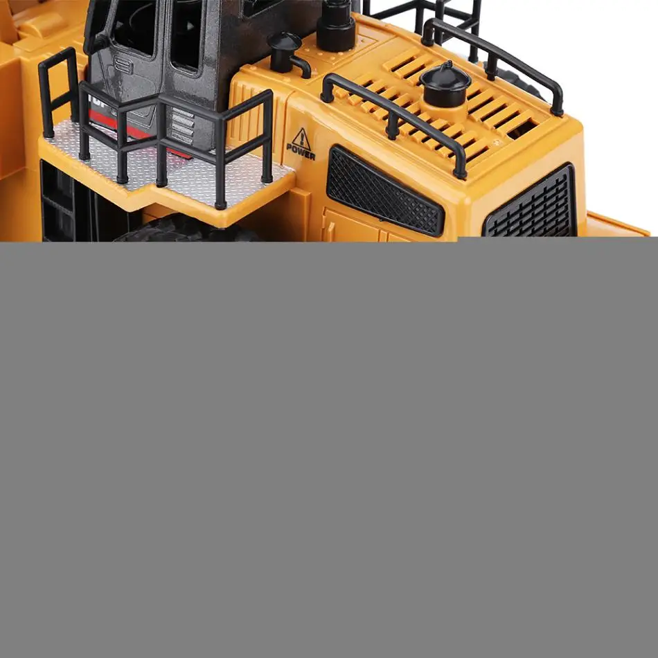 Багажник дистанционного управления 1:18 2,4G 6CH RC инженерный грузовик транспортное средство с дистанционным управлением игрушка с usb-кабелем