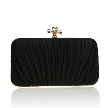 2016 heißer Verkauf Schwarz Chinesische Damen Hochzeit Abendtasche Clutch handtasche Mujeres Bolso Stilvolle Braut Partei Geldbeutel-verfassungs-beutel 031190B