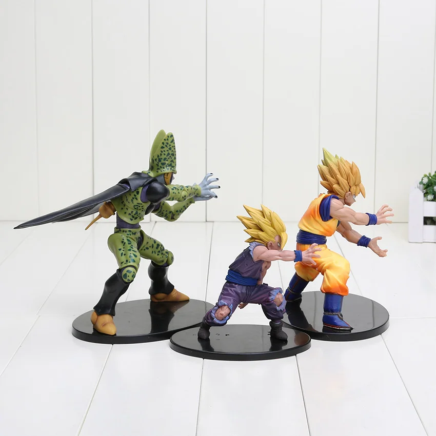 Драконий жемчуг фигурка супер сайяна драматическая витрина Son Gohan Cell ПВХ Фигурки