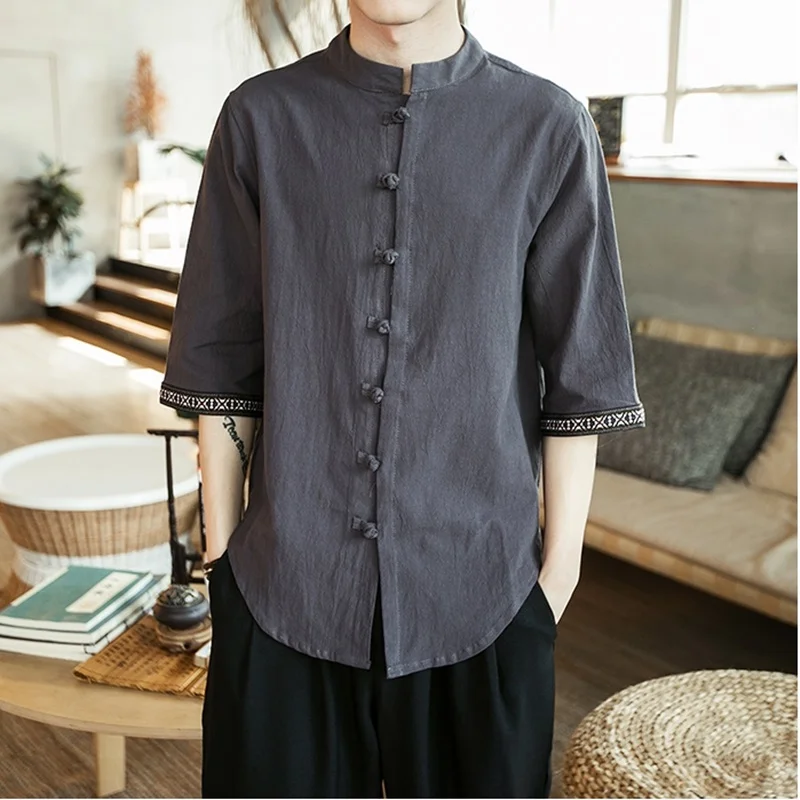 Yukata Kimono Japones Summer Online Chinese Store Shirt Kimono Karate Samurai Costume Haori Japanese Pajamas Mens FF2088 japanese kimono,japanese kimono cardigan,japanese kimono shirt