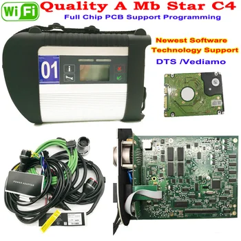 

Newest V2020.03 Full Chip PCB MB Star C4 Sd Connect 100925 For car and truck Support 12V 24V Voltage Auto Diagnostic-tool