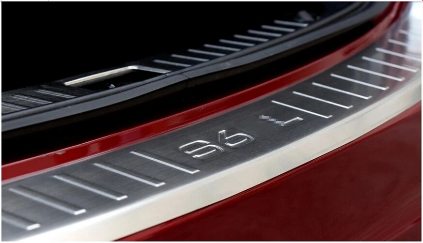 Задний бампер протектор scurff пластина порога для Volvo S60 S60L S60R, 8K нержавеющая сталь, 1 шт. или 2 шт., в Азию