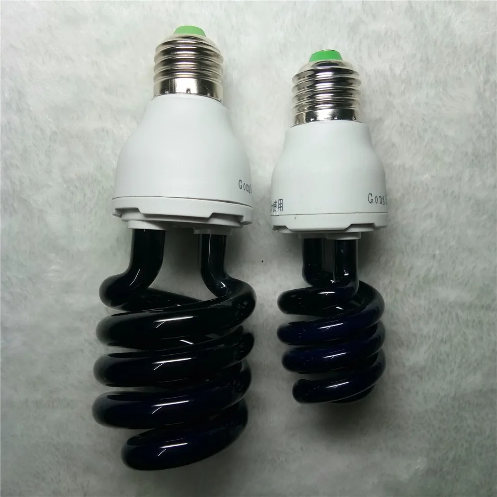 E27 20/40 Вт спиральные энергосберегающие УФ ультрафиолетовые люминесцентные