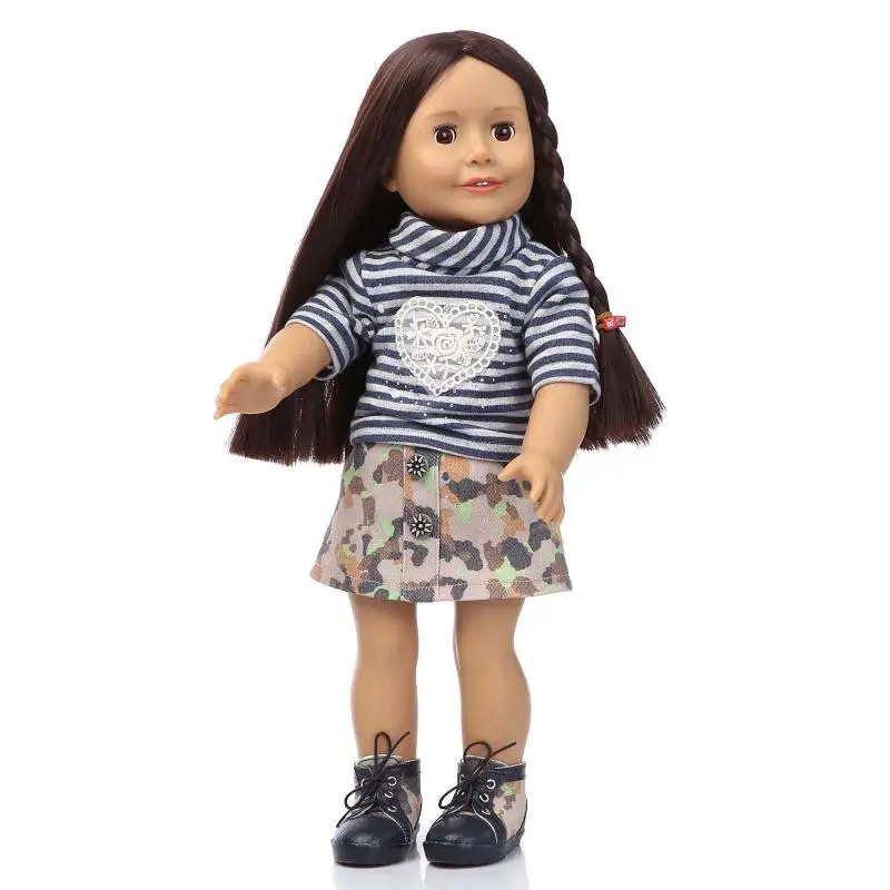 

45cm American girl doll lifelike baby doll toys play house girl brinquedos princess kid children birthday gifts present