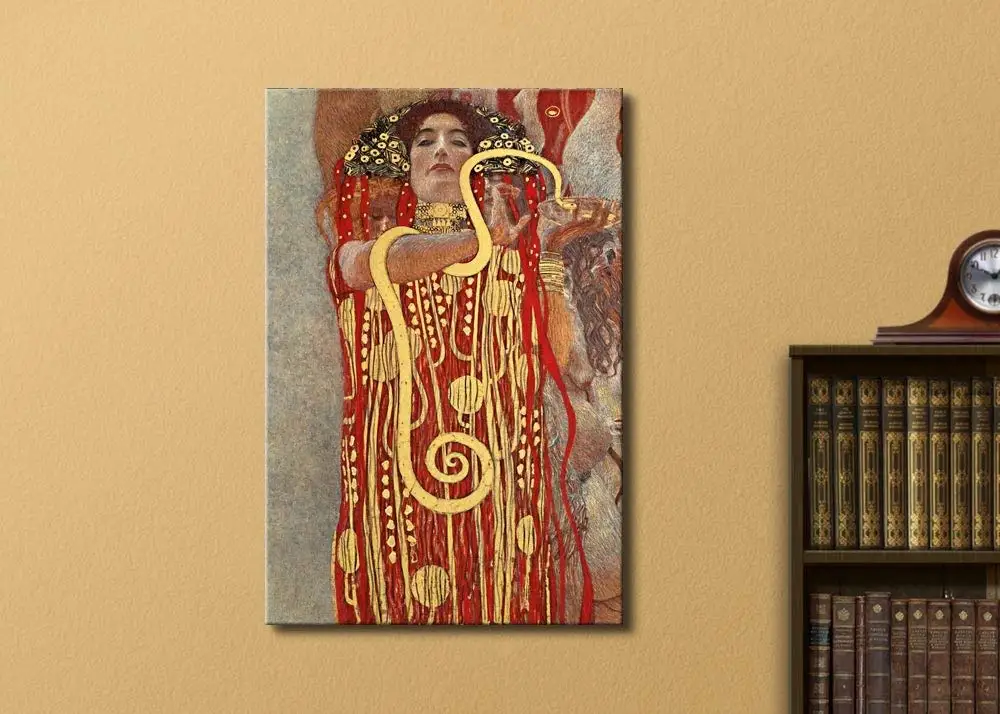 Картина маслом на холсте HD Печать холст картины на стене Рисунок Home Decor Хайджия(подробно от медицины) густава Климта